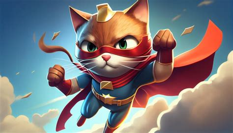 There is a cat that is flying through the air generative ai | Premium ...