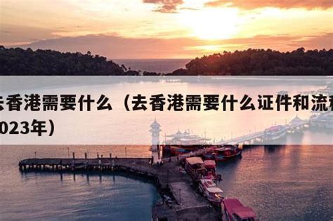 去香港需要什么（去香港需要什么证件和流程2023年）-风雨人生路旅游网