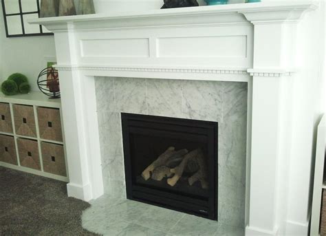 Brilliant White Fireplace Mantel Surround Deep Shelf Brackets