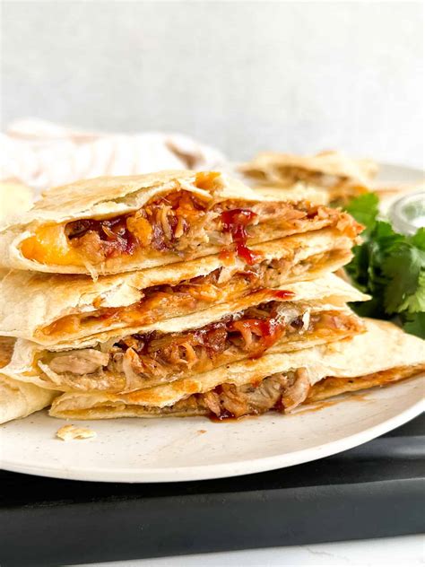 Leftover Pulled Pork Quesadillas