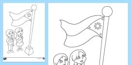 Philippine Landmarks Coloring Sheet | Philippines | Twinkl