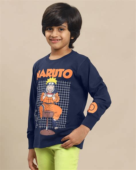 Naruto Printed Regular Fit Tshirt For Boys – Kidsville