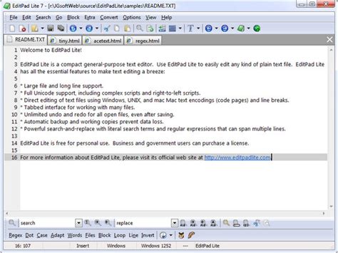 Software-update: EditPad Lite 7.3.0 - Computer - Downloads - Tweakers