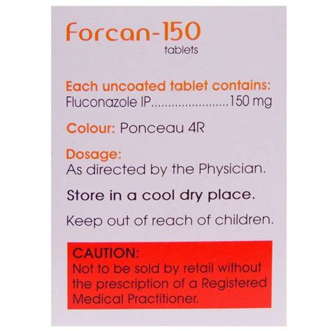 Forcan 150 mg Tablet 1's Price, Uses, Side Effects, Composition ...