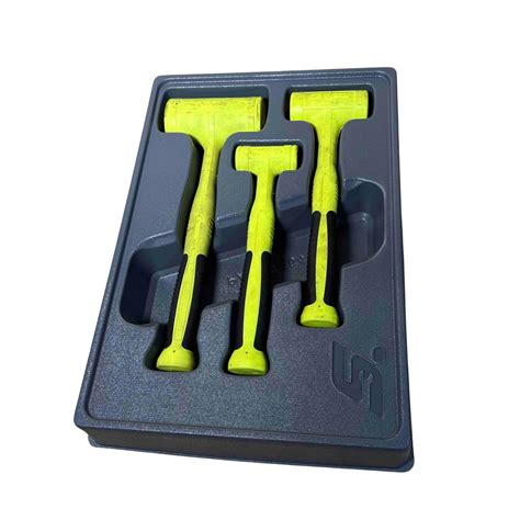 Snap-on Tools HBFE301 3-Piece Soft Grip Dead Blow Hammer Set
