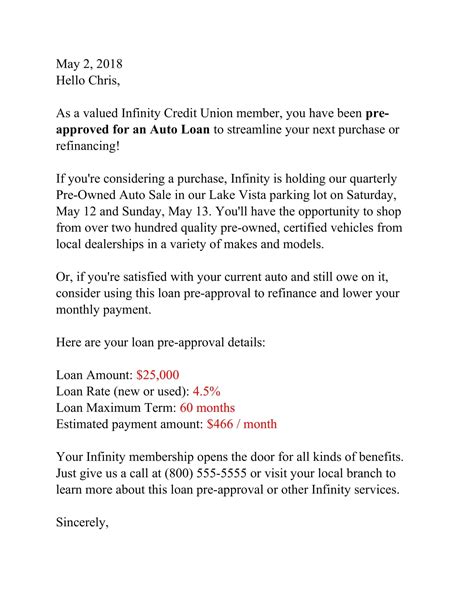 Free Printable Pre-Approval Letter Templates [PDF] & Mortgage & Loan
