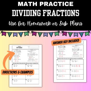 Image result for Fraction Division Examples