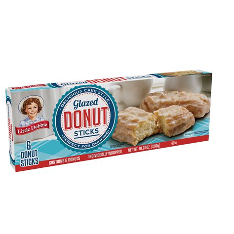 Little Debbie Family Pack Individually Wrapped Cake Donut Sticks Bakery ...