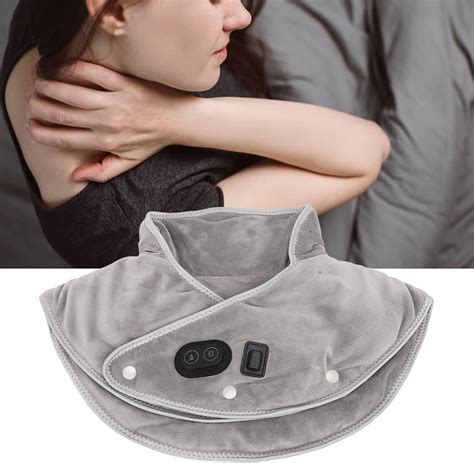 Electric Heated Neck Shoulder Wrap, Heating Pad for Neck Shoulders ...