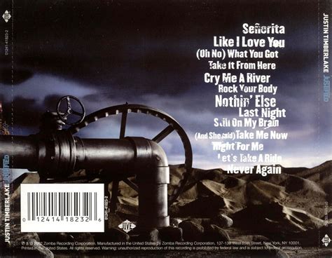 CD Booklets: Justin Timberlake - Justified