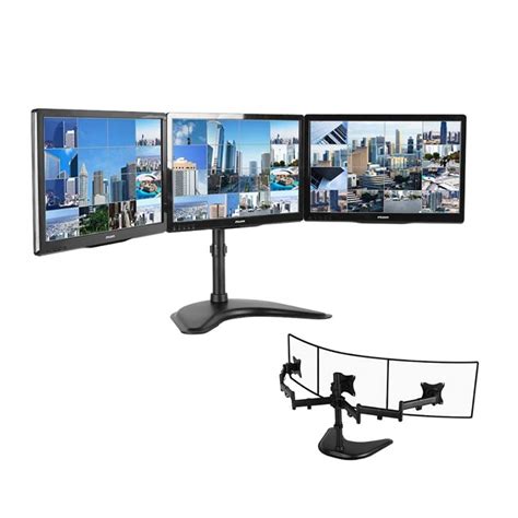 Buy Three-screen monitor stand, 13-27 inch desktop triple screen LCD ...