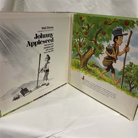 Walt Disney - Johnny Appleseed Album with picture book(s)