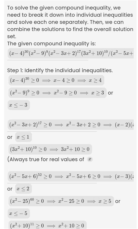 The solution set of inequation (x - 4 )^30 (x^2- 9 )^9 (x^2- 3x + 2 ...