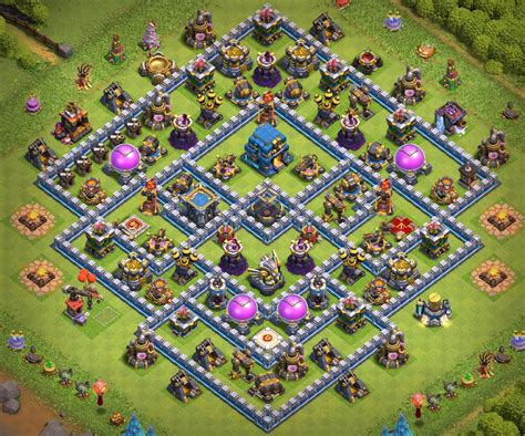 Antly Thoughts on my (nearly) Maxed TH12 Base Design? Suggestions ...