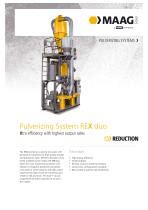 Cryogenic pulverizer - REX - Maag Germany GmbH - for plastics / disc ...