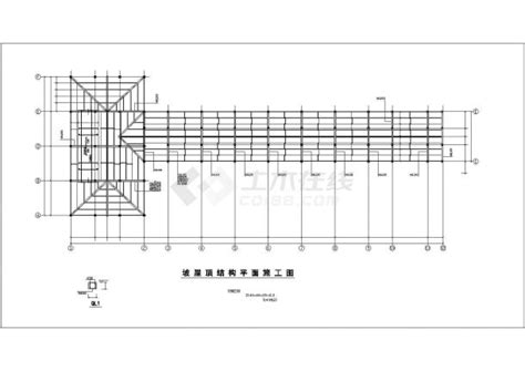 某县2570.93平方米四层砖混结构中学教学楼设计cad全套建筑方案图（含设计说明，含结构设计）_图纸设计说明_土木在线
