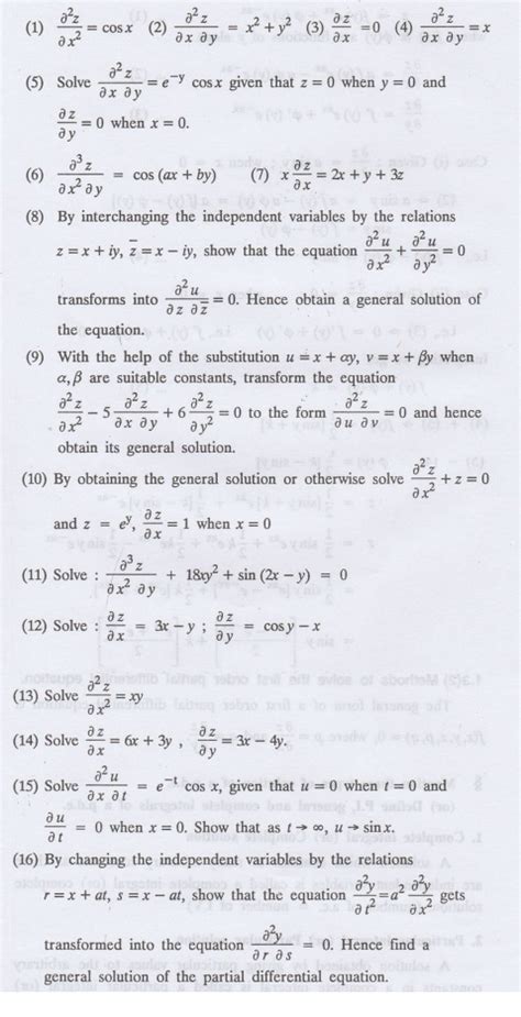 Image result for Partial Differential Simple Questions
