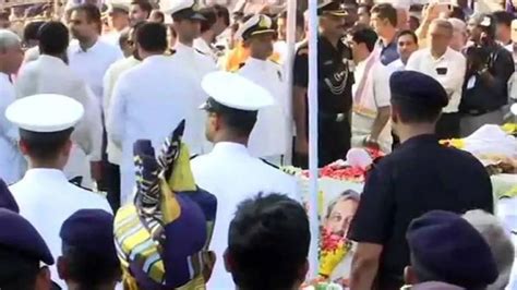 Parrikar cremated with full military, state honours