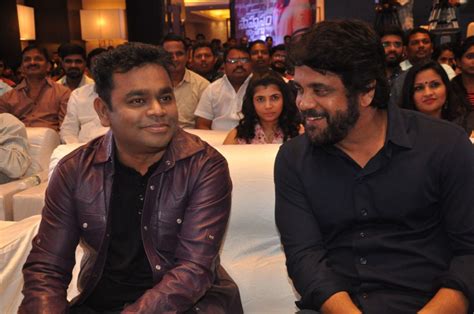 Naga Chaitanya, Manjima Mohan, AR Rahman, Gautham Menon at Sahasam ...