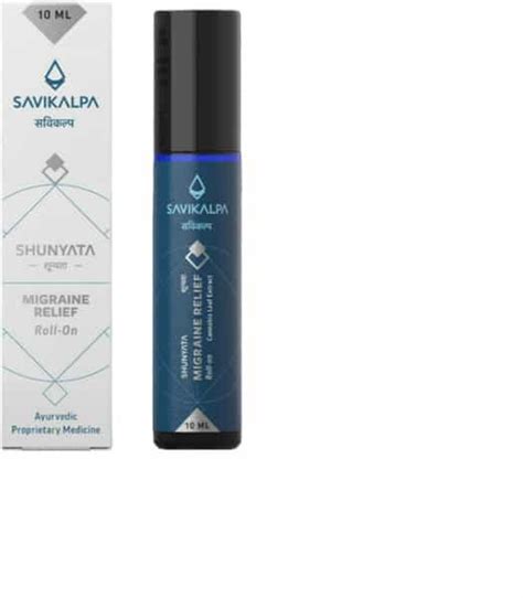 Buy SAVIKALPA SHUNYATA MIGRAINE RELIEF - 10ML | INSTANTLY REDUCES ...