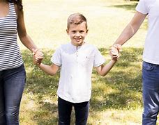 Image result for Kid Holding Parents Hands Front Angle