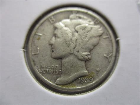 1939 Mercury Dime. Item: 10 M39-21. - For Sale, Buy Now Online - Item ...