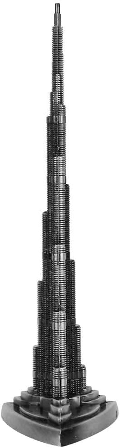 Saheniteana Burj Khalifa Tower Plating Dubai Tower Model Grey Dubai ...