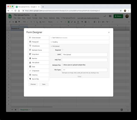 Image result for Creating File Upload On Google Forms