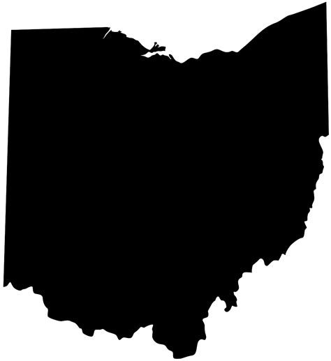 Silhouette Of Ohio