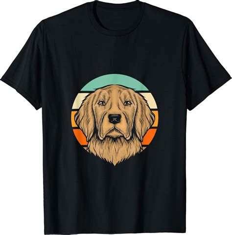 Amazon.com: Golden Retriever dog dog breed vintage retro gift T-Shirt ...
