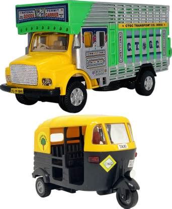 Gift Box 2 Small Size Plastic Made Indian Replica Auto Toy ...