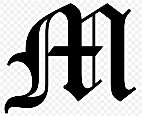 Old English Latin Alphabet Decal Letter M, PNG, 797x675px, Old English ...