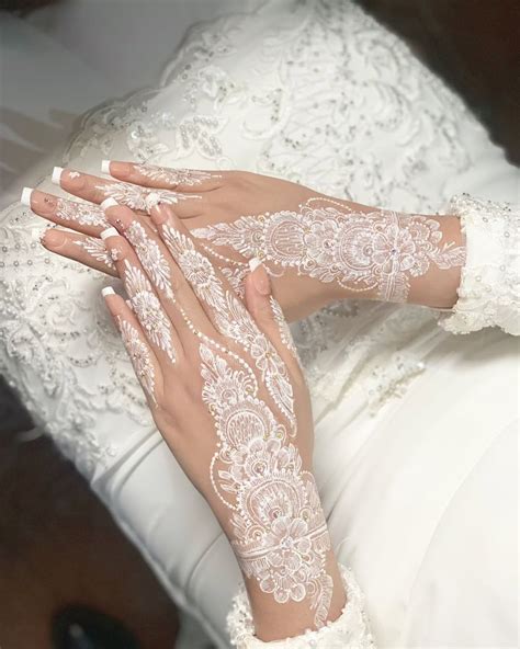 Stunning White Mehendi Designs for Brides | Elegant Trends