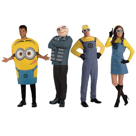 NEW Adult Official Despicable Me Minion Gru Fancy Dress Up Costume Male ...