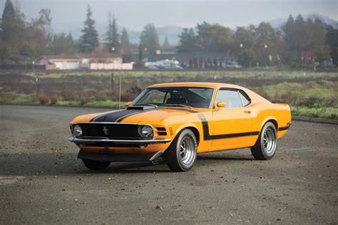 1970 Mustang Boss 302, Retro, Ford, Yellow, Metallic, HD Wallpaper | Rare Gallery
