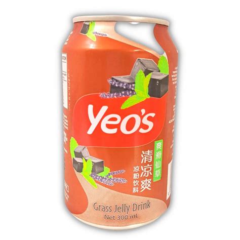 (MALAYSIA) YEO’S – Grass Jelly Drink 300ml - Asia Grocery Town