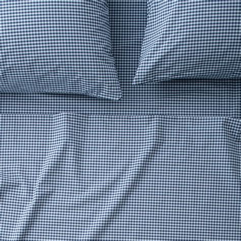 Gingham Percale Sheet Set | Gingham sheets, Gingham sheet set, Percale ...