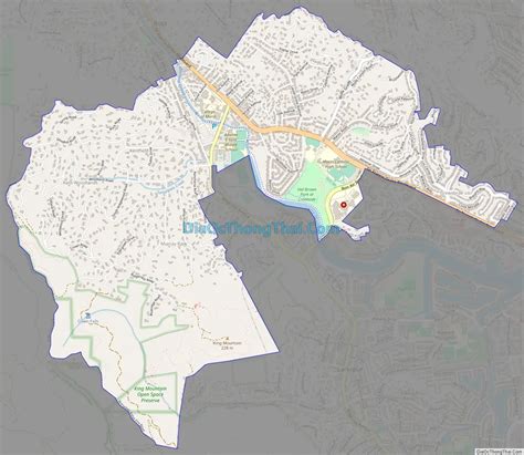 Map of Kentfield CDP - Thong Thai Real