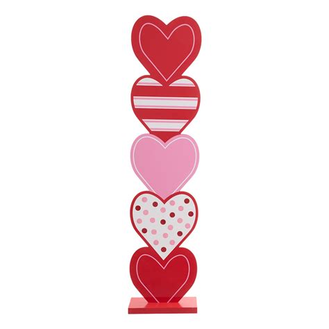 Heart Stack Decor, 48"
