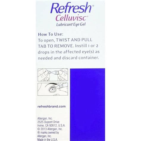 Buy Refresh Celluvisc Lubricant Eye Gel Single-Use Containers - 30 ct ...