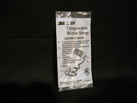 3M Static Control 4ft / 1.2m Disposable ESD Wrist Strap, 2209 | eBay