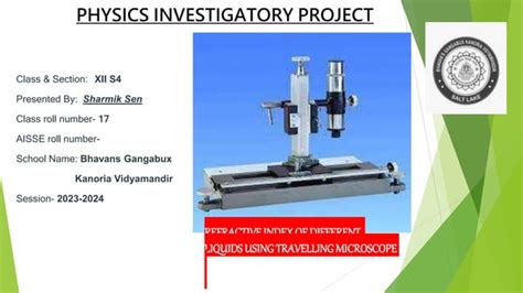 Rezultat imagine pentru Refractive Index of Solid Using Travelling Microscope