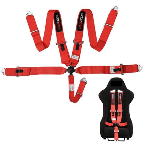 5-Point Safety Harness Kit - 2-Inch Padding and Removable Sternum Strap, Universal Fit UTV Off ...