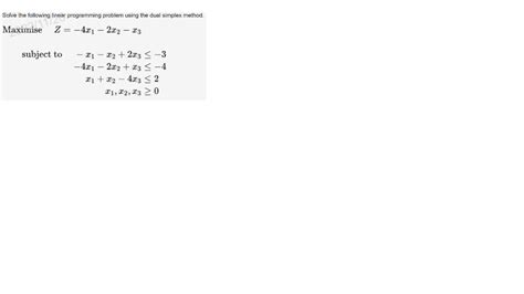 Linear Programming Dual Simplex Method 的图像结果