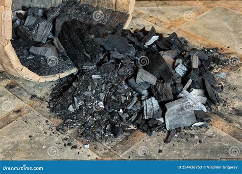 Coal instead of Gas for Home Heating during Heating Season. Stock Image ...
