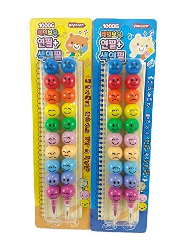 RELIA Stack Smiley Pencil and Crayons for Kids Birthday Return Gift ...