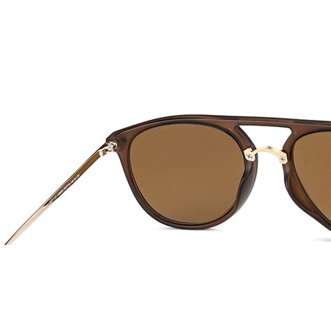 Buy Brown Gold Full Rim Round Vincent Chase Blend Edit VC S13977-C3 ...