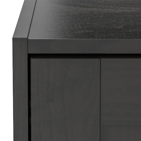 RAKKESTAD Wardrobe with 2 doors, black-brown, 79x176 cm - IKEA