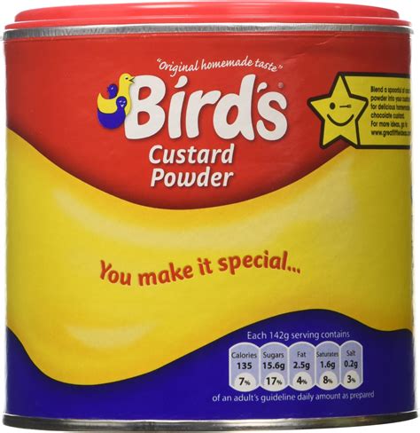 Amazon.com : Bird's Traditional Custard Powder 250g : Custard Mixes ...
