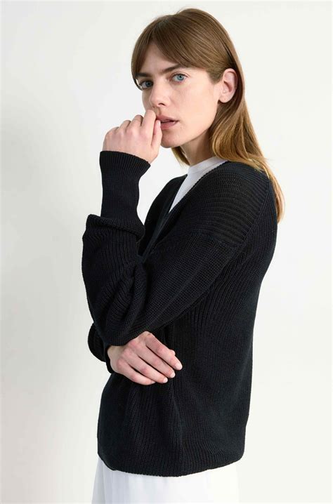 Cotton Mesh V Neck Sweater – Almina Concept